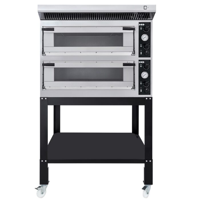 Pizzaovn TRAYS G44 4+4xØ40 cm 110×107,4 cm