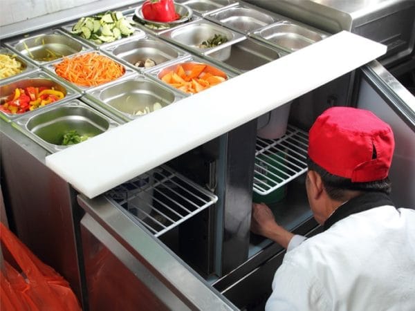 Saladette 2 dører med lokk CR90 saladette