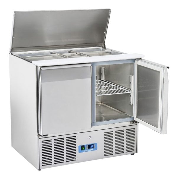 Saladette 2 dører med lokk CR90