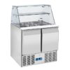 Saladette 2 dører med glassoverbygg CRQ90A Saladette 2 dører med glassoverbygg CRQ90A