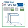 Fryseboks med skyvelokk 300 l / CFG308 Fryseboks med skyvelokk 300 l / CFG308 – Cool Head