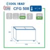 Fryseboks med skyvelokk 500 l / CFG508 Fryseboks med skyvelokk 500 l / CFG508 – Cool Head