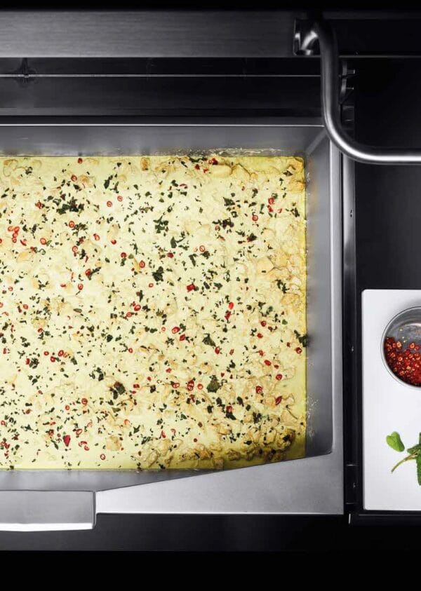 Stekepanne 60 l Manuell tipping Rustfritt stål stekeflate – Stekepanne / Kokegryte