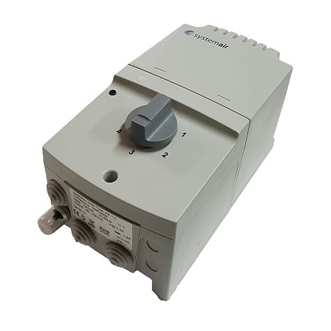 Hastighetsregulator 5 hastigheter 5,0 amp. / AC 230V Hastighetsregulator 5 hastigheter 5,0 amp. / AC 230V – Tilbehør ventilasjon vifter