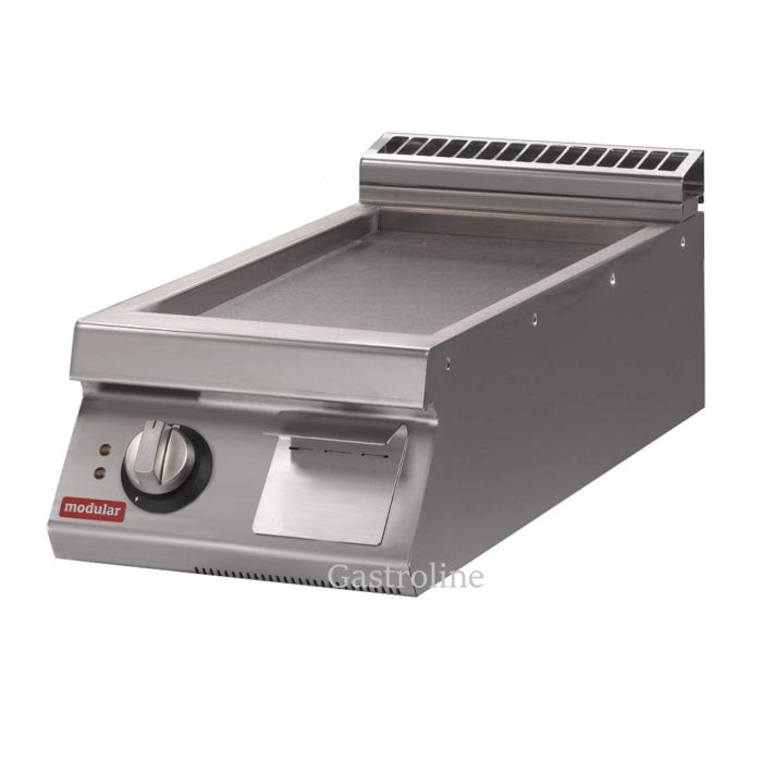 Flatgrill slett stekeflate PRATIKA 40×73 cm 400V-3 fas