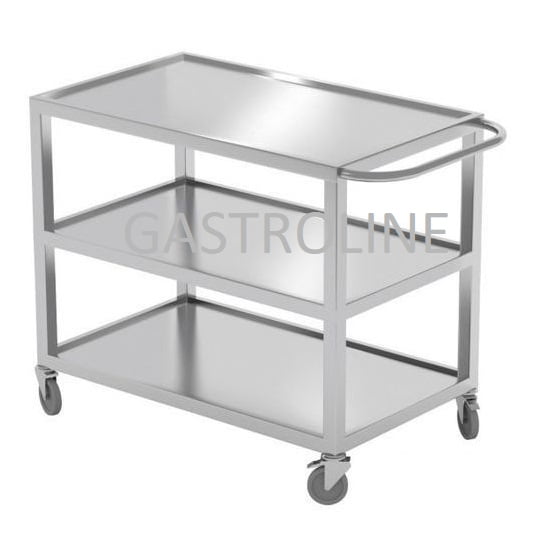 Trillebord med 3 plan 100×60 cm Helsveiset