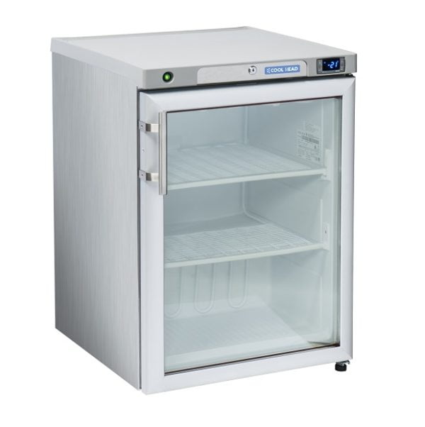 Underbenk fryseskap 200 l. rustfritt stål med glassdør CNXG2 Underbenk fryseskap 200 l. rustfritt stål med glassdør CNXG2 – Cool Head