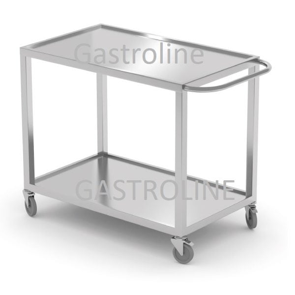 Trillebord med 2 plan 60×50 cm Helsveiset Trillebord