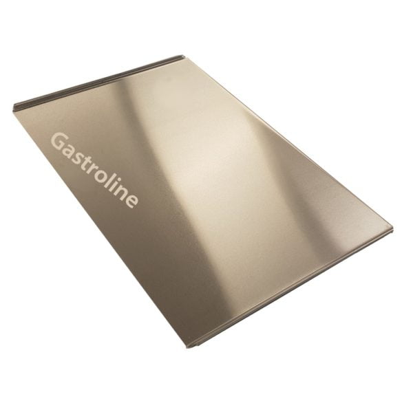 Bakebrett Aluminium 60×40 Lavkant på kortsider 112084 Bakebrett Aluminium 60×40 Lavkant på kortsider 112084 – Bakebrett og rister