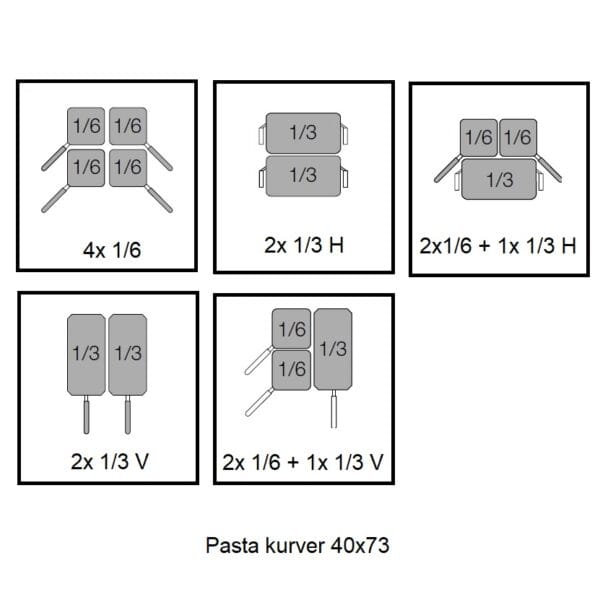 Pastakoker 26 liter Modular 40×73 cm – Modular