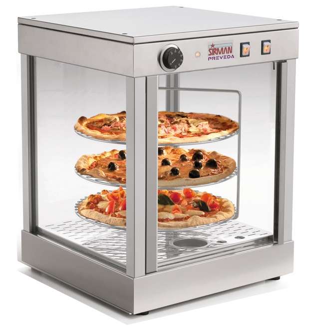 Varmemonter for pizza 3 hyller Ø40 Sirman D42