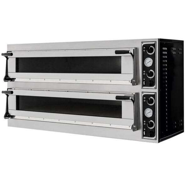 Pizzaovn BASIC XL33LG 3+3xØ35 / 2+2xØ40 cm 130,5×60 cm Pizzaovn 3x Ø35 cm