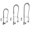 Forspyledusj benkmontering Høyde 60 – 70 – 80 cm – Blandebatteri - spyledusj - Glassfyller