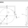 Slangetrommel 15 meter 5R.M15.448 Slangetrommel 15 meter 5R.M15.448 – Slangetrommel