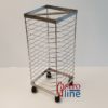 Pizzastativ 10x Ø40 med Hjul