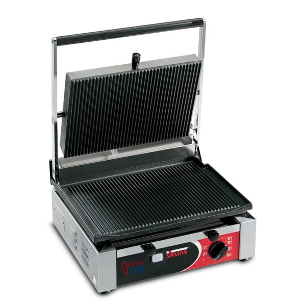 Pressgrill Stekeflate 35,5×25,5 cm. Sirman Cort – Pressgrill - Toaster - Salamander