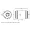 Viftemotor AC Ø315 mm 3812 m³/t Viftemotor AC Ø315 mm 3812 m³/t – Kanalvifter