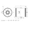 Viftemotor AC Ø400 mm 4424 m³/t Viftemotor AC Ø400 mm 4424 m³/t – Kanalvifter