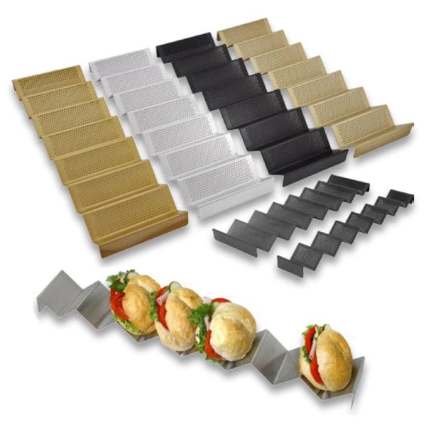 Baguette display stativ 58×17 cm – Displaybrett / Utstilling brett
