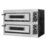 Pizzaovn BASIC 2/50V4T 2xØ45 cm 91,5×69 cm pizzaovn
