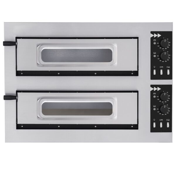 Pizzaovn BASIC 2/50V4T 2xØ45 cm 91,5×69 cm Pizzaovn BASIC 2/50V4T 2xØ45 cm 91,5×69 cm – Elektrisk pizzaovn