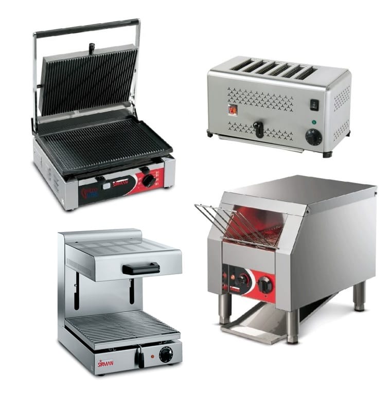 Pressgrill – Toaster – Salamander: Effektive løsninger for profesjonelle kjøkken