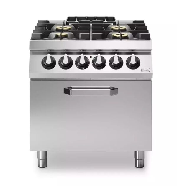 Gasskomfyr 4 bluss elektrisk stekeovn Modular 80×73 cm – Komfyrer / El. og Gass
