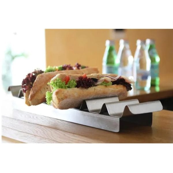 Smørbrød display stativ 47,5×10,5 cm 429419 – Displaybrett / Utstilling brett