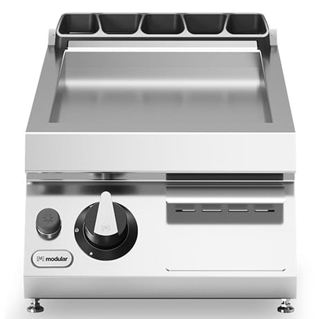 Gass flatgrill slett stekeflate Modular 40×73 cm