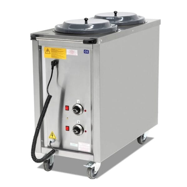 Tallerkendispenser med varme 2x 50 tallerkener Ø240-320 mm Tallerkendispenser med varme 2x 50 tallerkener Ø240-320 mm