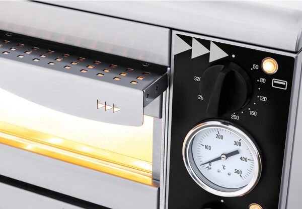Pizzaovn HIDEO 1xØ35 59,5×50 cm – Elektrisk pizzaovn