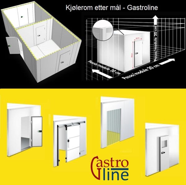 Modulær kjølerom – fryserom Alle størrelser