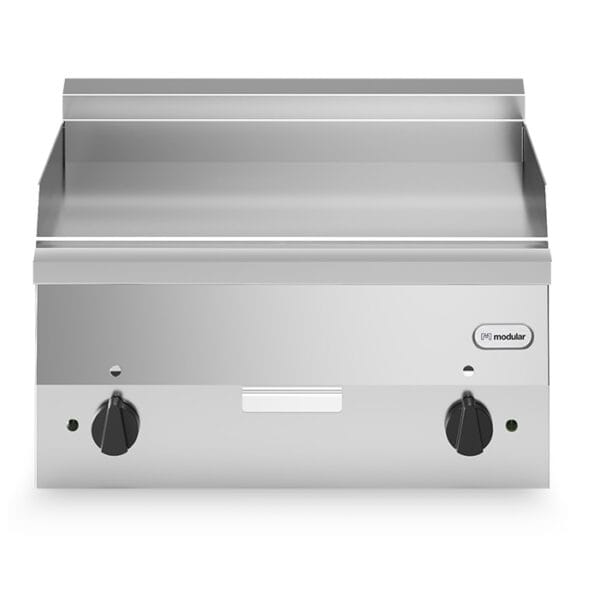 Flatgrill 2 soner Slett stekeflate Modular 60×60 cm