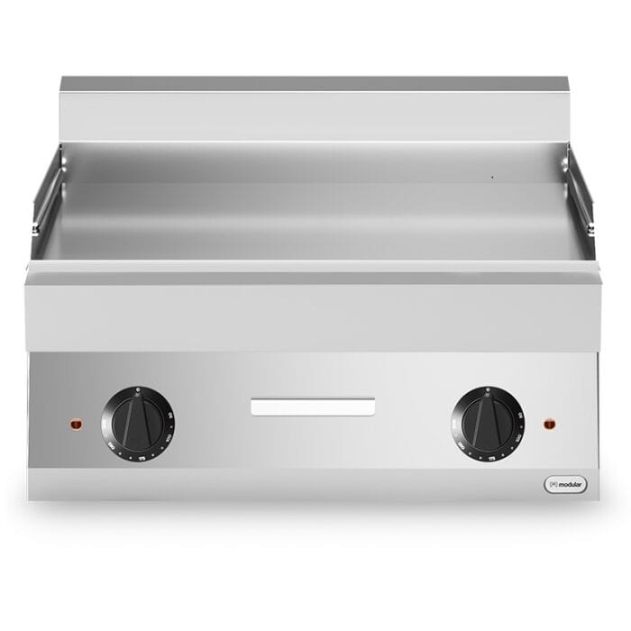 Flatgrill 2 soner Slett stekeplate Modular 70×65 cm