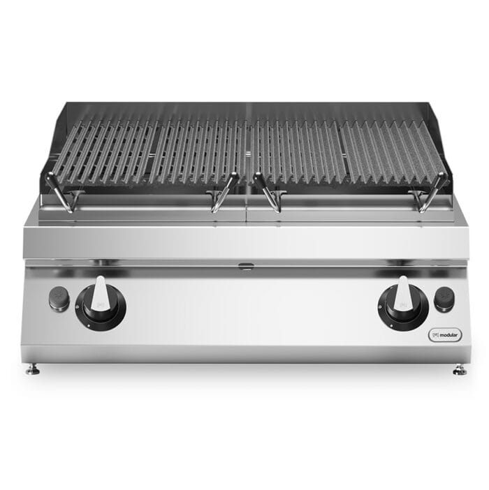 Lavasteinsgrill gass Støpejernsrist Modular 80×73 cm