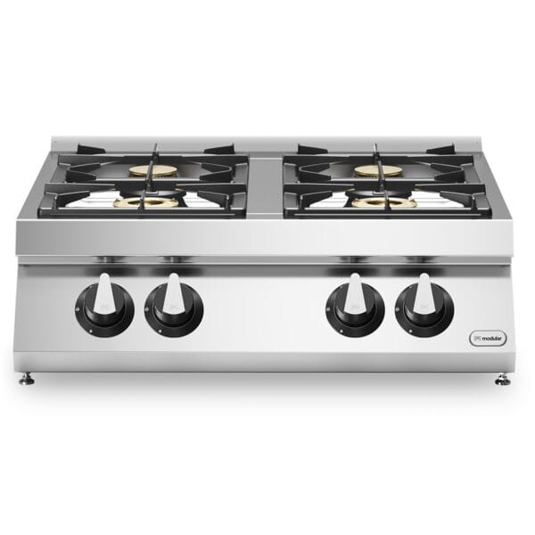 Gass koketopp 4 bluss 18,4 kW Modular 80×73 cm Gass koketopp 4 bluss 18,4 kW Modular 80×73 cm