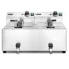 Frityrkoker med tappekran 8+8 liter / 2x 3,5 kW 209301 frityrkoker