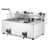 Frityrkoker med tappekran 8+8 liter / 2x 3,5 kW 209301 frityrkoker