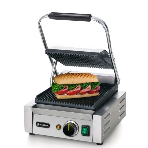 Pressgrill Riflet stekeflate 22×23 cm. Hendi 263501 – Pressgrill - Toaster - Salamander