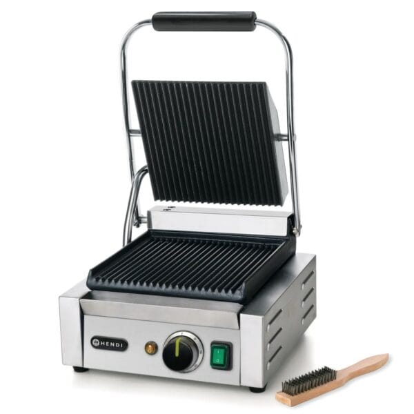 Pressgrill Riflet stekeflate 22×23 cm. Hendi 263501 – Pressgrill - Toaster - Salamander