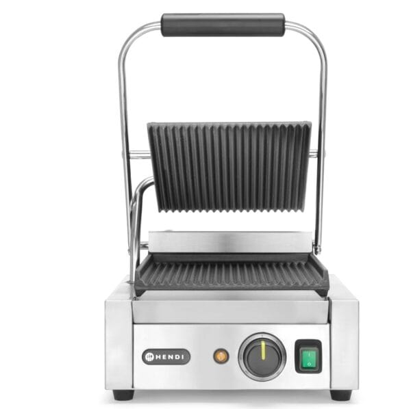 Pressgrill Riflet stekeflate 22×23 cm. Hendi 263501 – Pressgrill - Toaster - Salamander