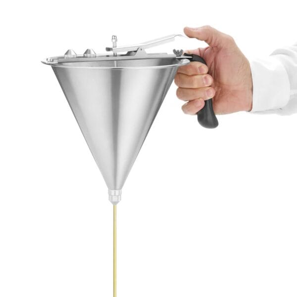 Trakt med stativ og dryppskål 551806 – Saus dispenser