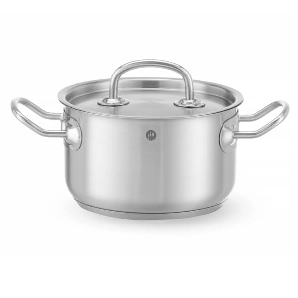 Mellomhøy gryte med lokk Kitchen Line – Gryter - Kjeler - Kasseroller