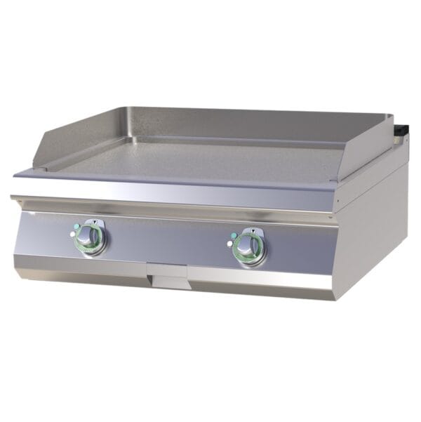 Flatgrill Slett krom stekeflate RM Gastro 80×73 cm – Flatgrill - Elektrisk flatgrill