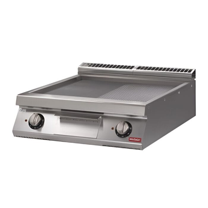 Flatgrill 2 soner Slett – Riflet 400V-3 fas