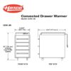 Varmeskuff Hatco CDW-3N 3 skuffer GN 1/1 Varmeskuff Hatco CDW-3N 3 skuffer GN 1/1 – Hatco