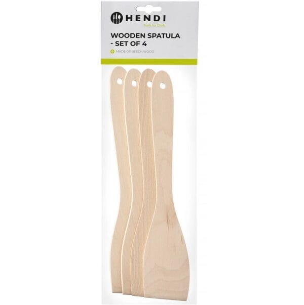 Trespatel sett med 4 stk. 525142 Trespatel sett med 4 stk. 525142 – Bakeutstyr