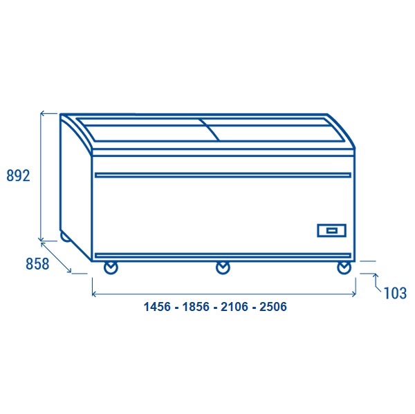 Fryseøy 145 cm VF1450SW Fryseøy 145 cm VF1450SW – Kjøle og fryse øy
