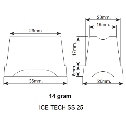 Isbitmaskin 25 kg/24 h Binge 6 kg SS25 Isbitmaskin 25 kg/24 h Binge 6 kg SS25 – Icetech