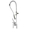 Forspyledusj benkmontering med 2 hull albuestyrt kran 2S.3024.19N.72/C48 – Blandebatteri - spyledusj - Glassfyller